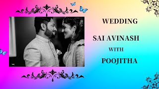 Sai Awinash with Poojitha wedding Live 09-02-2023  at 6-00 pm