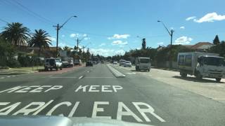 NARRABEEN   Collaroy to Narrabeen main road drive by