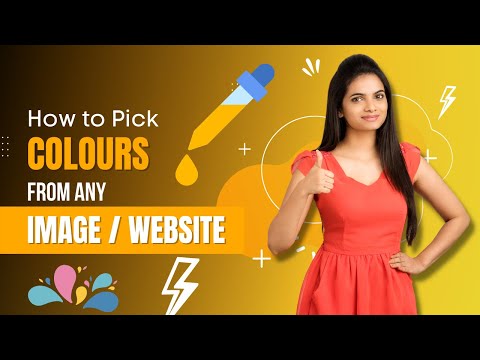 How To Pick Colors From Website / Image  Color Picker From An Image  Digital 2 Design