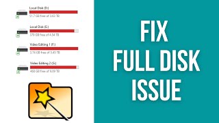 How to fix FULL DISKS on Windows using FREE WizTree app