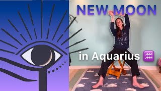 NEW Moon 🌑 in Aquarius ♒️ with Stephanie #intuitivemovement #gyrokinesis