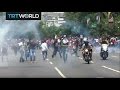 Venezuela On the Edge: Police fire tear gas at anti-Maduro protesters