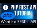 PHP REST API Tutorial (Step By Step) 1 -  What is a REST API + Project setup