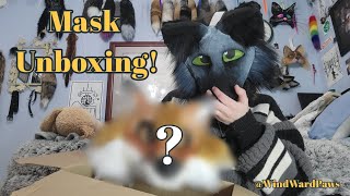 Unboxing a Mask Made by @birdydogs !!!!! | TW: Scissors