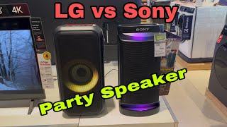 Sony SRS-XP vs LG XBOOM XL5S