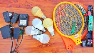 Awesome uses of old mosquito killer led bulb and old mobile charger