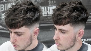 HOW TO DO A TEXTURED CROP || MID SKIN FADE HAIRCUT TUTORIAL