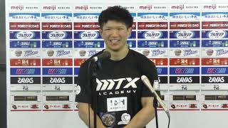 2022年明治杯全日本選抜インタビュー  70㎏級・成國大志（MTX GOLDKIDS＝準決勝で髙橋海大に敗れるも、プレーオフで雪辱）