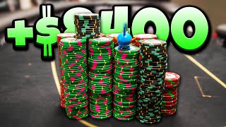 $500 to $10,000 in 10 HOURS?! CRAZIEST WINNING SESSION OF MY LIFE!! | Poker Vlog #220
