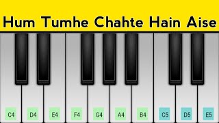 Hum Tumhe Chahte Hai Aise Piano Tutorial | Manhar U, Anand Kumar C, Kanchan