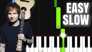 Ed Sheeran - Perfect | EASY SLOW Piano Tutorial