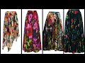 Most stylish trending floral colorful printed maxi skirts designs ideas for women 2k21