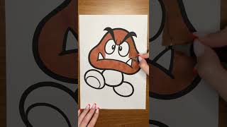 Mario Bros Goomba | Coloring Pages