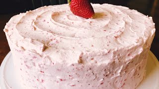 STRAWBERRY WHIPPED CREAM FROSTING recipe