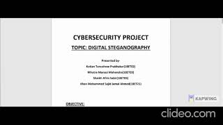 Steganography| Mini project| Cybersecurity