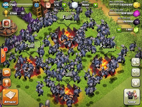 Clash of Clans - 135 Level 5 Minion Attack Epic WIN!!!!! Clash of Clans - 135 Level 5 Minion Attack Epic WIN!!!!!