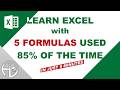 Excel for Beginners: Top 5 Formulas You Must Know (with Examples)