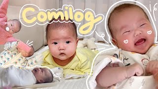 쌍둥이 vlog | 2개월 쌍둥이 육아 | 영아 혈관종 치료 시작 | 첫 카시트 탑승기 | 터미타임 마스터 김달콤 | 쌍둥이브이로그 | 육아브이로그 | 코미로그 | vlog