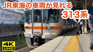 【東西境界】JR東海の車両が見れる米原駅　313系映像集