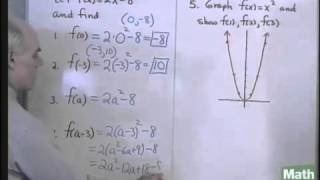 Function Notation: Mini-lecture by Mr. McKeague