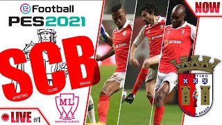 EFOOTBALL PES 2021|MASTER LEAGUE SC BRAGA#1|PS4 SOMOS PORTUGAL TV|FACECAM