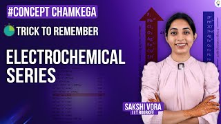 BEST Trick🔥to remember ELECTROCHEMICAL SERIES #jee #iitjee #iit #neet #cbse #tricks #trick