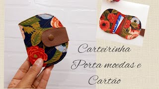 Carteirinha Com Porta moedas e Cartão!