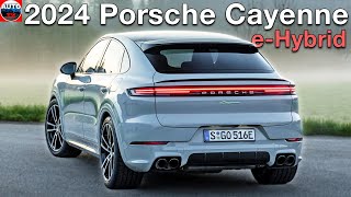 NEW 2024 Porsche Cayenne e-Hybrid Coupe - FIRST LOOK in Crayon