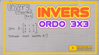 INVERS MATRIKS ORDO 3x3