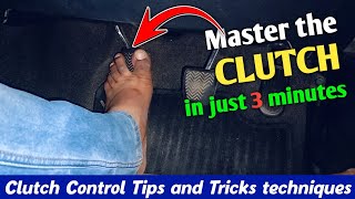 Car clutch control Tips for learners | Clutch Brake accelerator Control tutorial