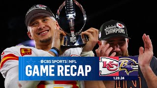 Chiefs ADVANCE TO SUPER BOWL, CAPITALIZE on Ravens' miscues | Game Recap | CBS Sports