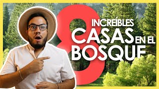 8 INCREÍBLES CASAS EN EL BOSQUE I MODERNAS, DE LLUVIA, DE MADERA Y CON MATERIALES MUY ELEGANTES