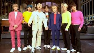 BTS SNL introduction ‘ Boy With Luv ‘ performance Stage on Night