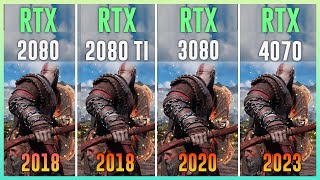 RTX 2080 vs RTX 2080 TI vs RTX 3080 vs RTX 4070 - Test in 12 Games