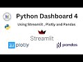 Streamlit Dashboard | Python Dashboard using Streamlit , Plotly and Pandas