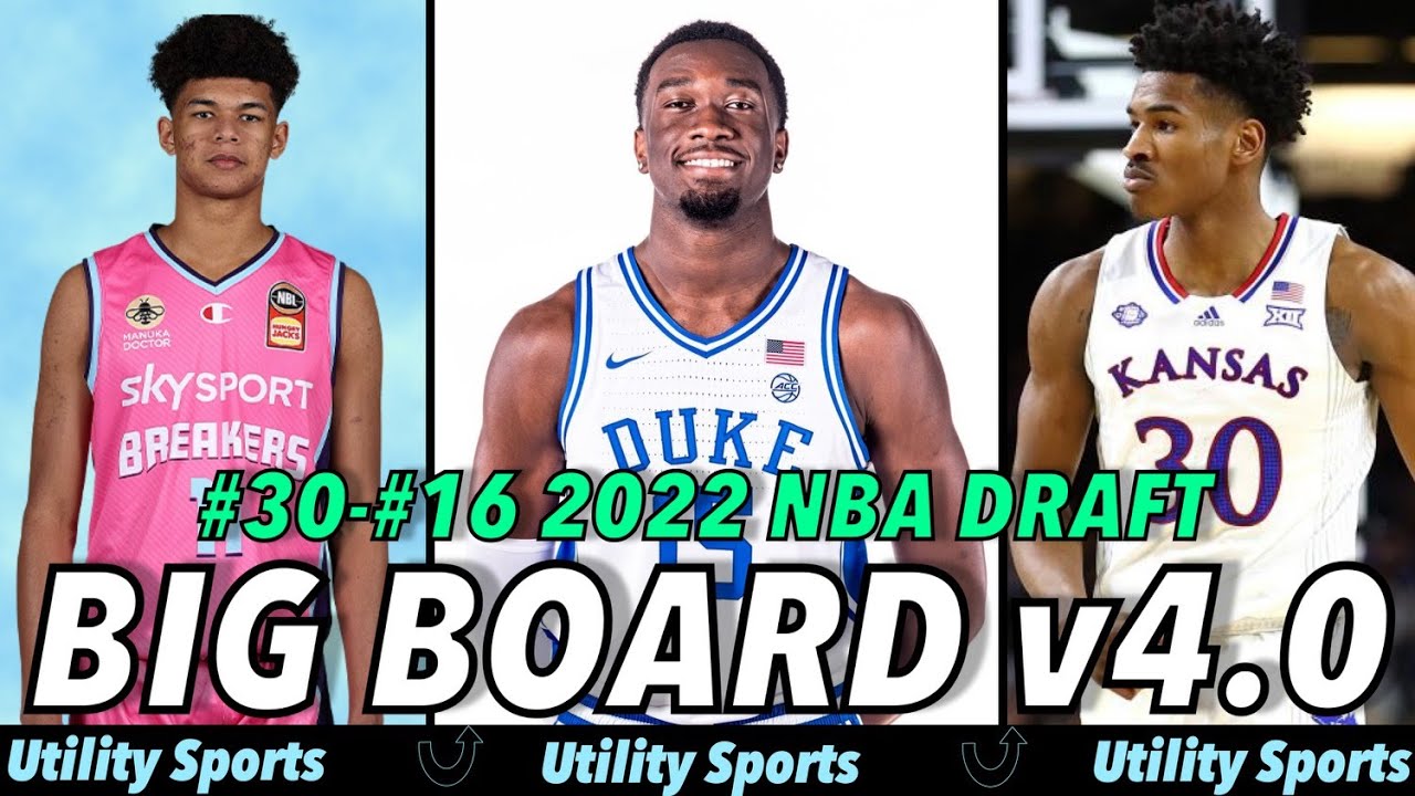 2022 NBA Draft Big Board V4 I Mark Williams, Ousmane Dieng, Agbaji ...