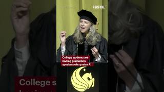 College students are booing graduation speakers who praise AI