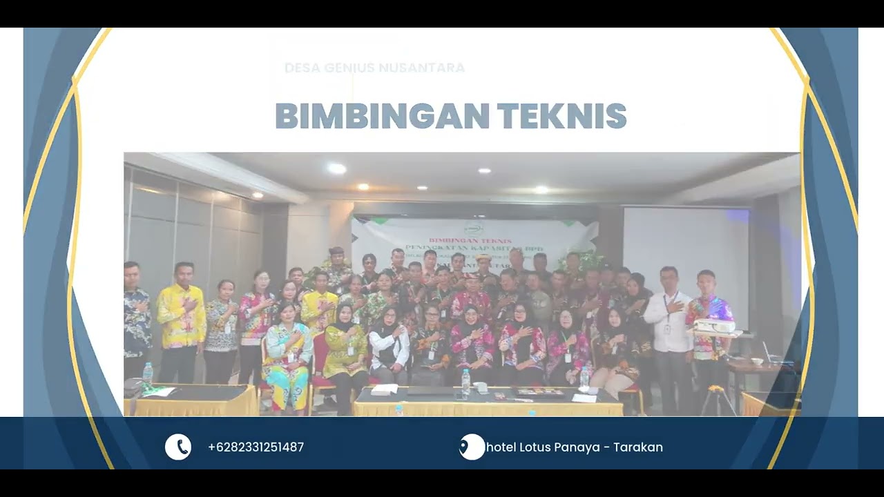 Bimtek Bpd Melalui Aplikasi Smart Bpd Youtube