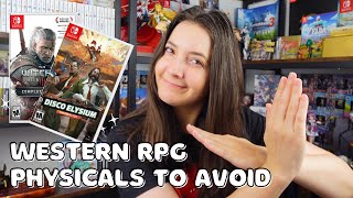 10 BEST & WORST Western RPG Physicals on the Nintendo Switch | ft. @MissBubbles