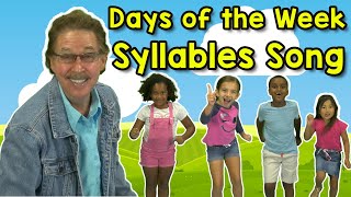 Days of the Week Syllables Song | Jack Hartmann | Syllable Song