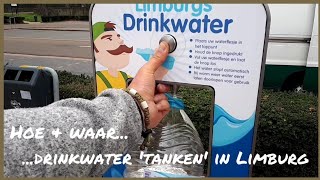 Hoe \u0026 waar gratis drinkwater vullen in Limburg... Thanks Waterleiding Maatschappij Limburg //077NL