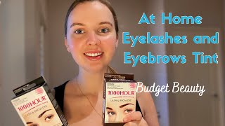 How to Tint Your Lashes and Brows at Home | Budget Beauty | 1000 Hour