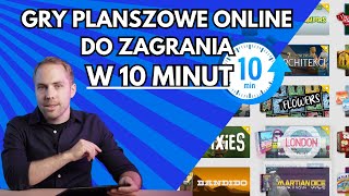 W jakie gry planszowe online zagrasz w 10 minut? #ZakątekBGA