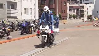 白バイ隊による「安全運転講習会」…バイク事故防止へ 事故の原因の多くはスピードの出し過ぎ (22/06/05 18:10)