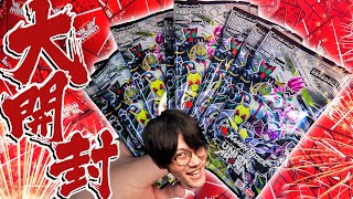 【開封】仮面ライダーコラボ登場！ユニオンアリーナで神引きしてぇ！(願望)｜仮面ライダーのブースターパックが登場！10パック購入したらなんと【トレカ】