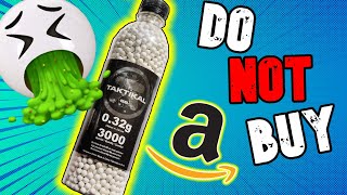 DO NOT BUY THESE AIRSOFT BB's ON AMAZON !! (read description)