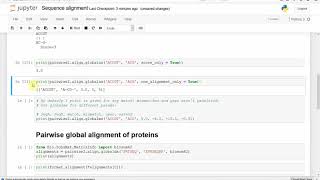 Quantitative Biological Research with Python - Lesson 5, TA 2/3 - Sequence Alignment, Error Handling