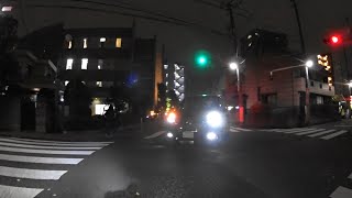 【自転車車載・夜】ローソン竹の塚二丁目店～竹の塚5丁目付近(2020/12/08)　※夜間のため手ブレ補正効かず