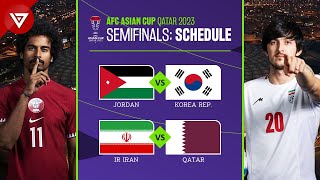 🔵 Semi-Finals Schedule: AFC Asian Cup 2023 (2024) - Match Fixtures