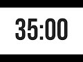 35 MINUTE TIMER - COUNTDOWN TIMER (MINIMAL)